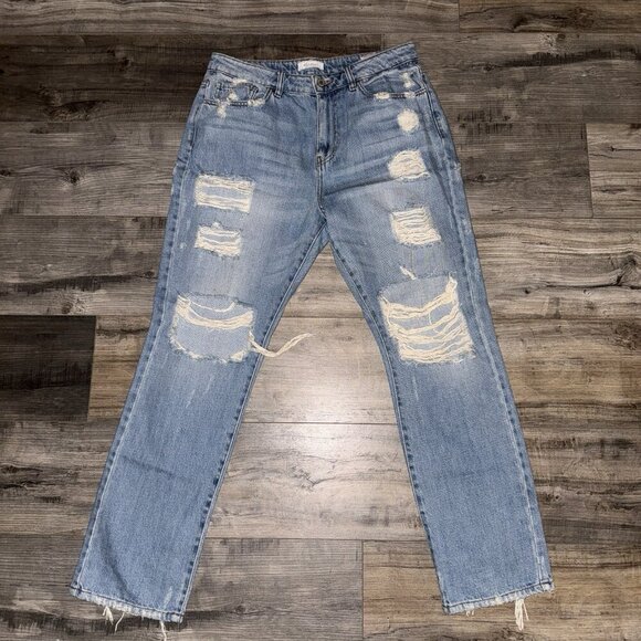 KanCan Raven Ultra High Rise Slim Straight Leg Jeans Women’s SZ. 29 - Picture 2 of 6